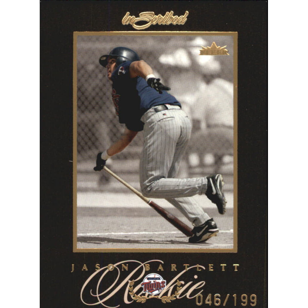 2004 Fleer InScribed Gold #95 Jason Bartlett ROO. rookie card picture