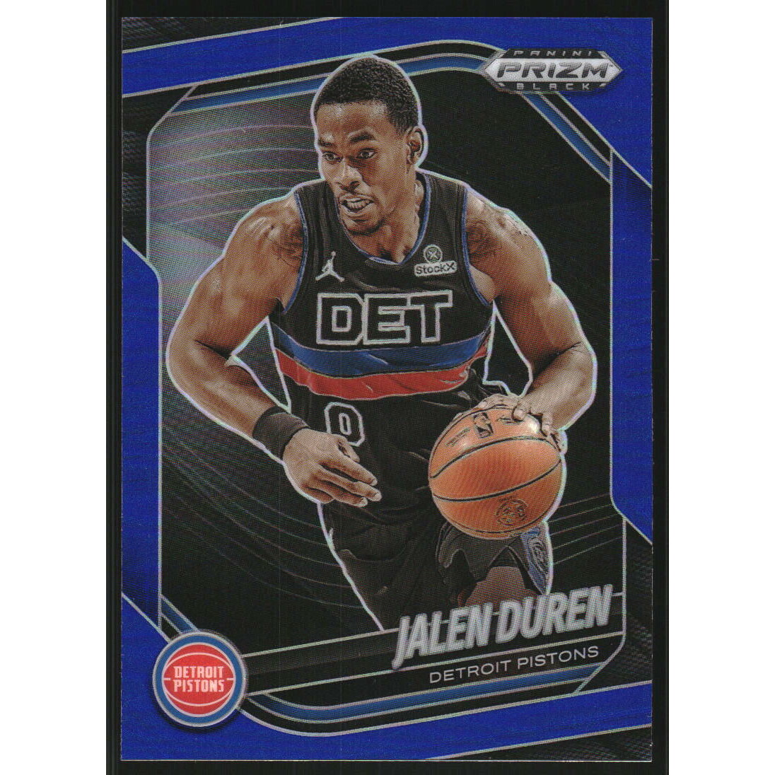 2024-25 Panini Prizm Black Prizms Blue #190 Jalen Duren