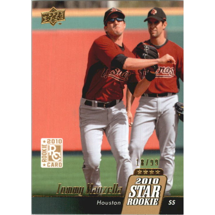 2010 Upper Deck Gold #12 Tommy Manzella. rookie card picture