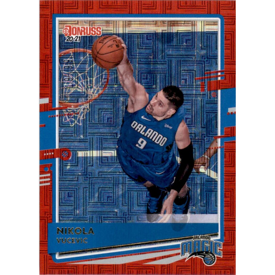 2020-21 Donruss Choice Red #3 Nikola Vucevic