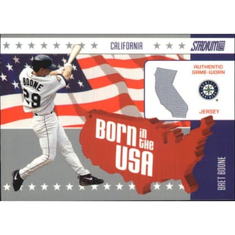 2003 Stadium Club Born in the USA Relics #BB Bret Boone Jsy