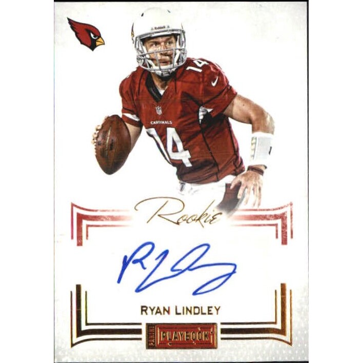 2012 Panini Playbook Gold #160 Ryan Lindley AU. rookie card picture