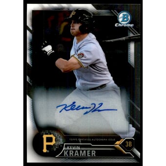2016 Bowman Chrome Prospect Autographs #CPAKK Kevin Kramer