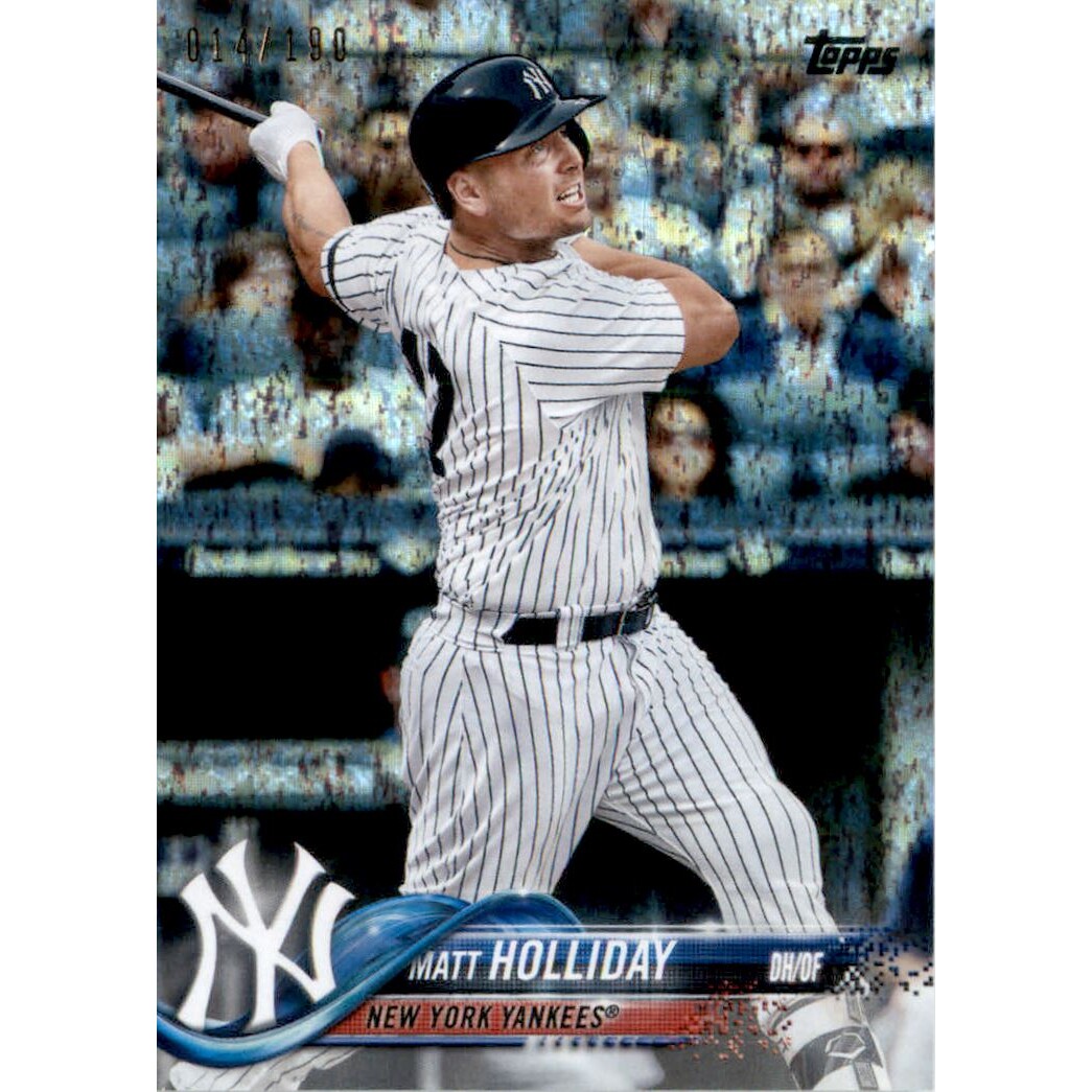 2018 Topps Factory Set Foilboard #435 Matt Holliday