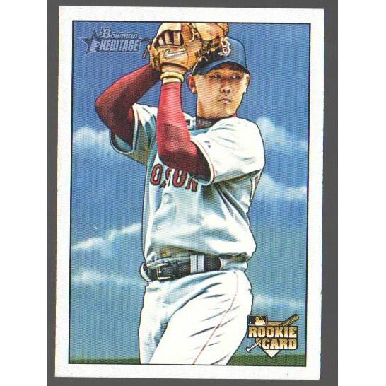 2007 Bowman Heritage #250b Daisuke Matsuzaka SP/No Signature. rookie card picture