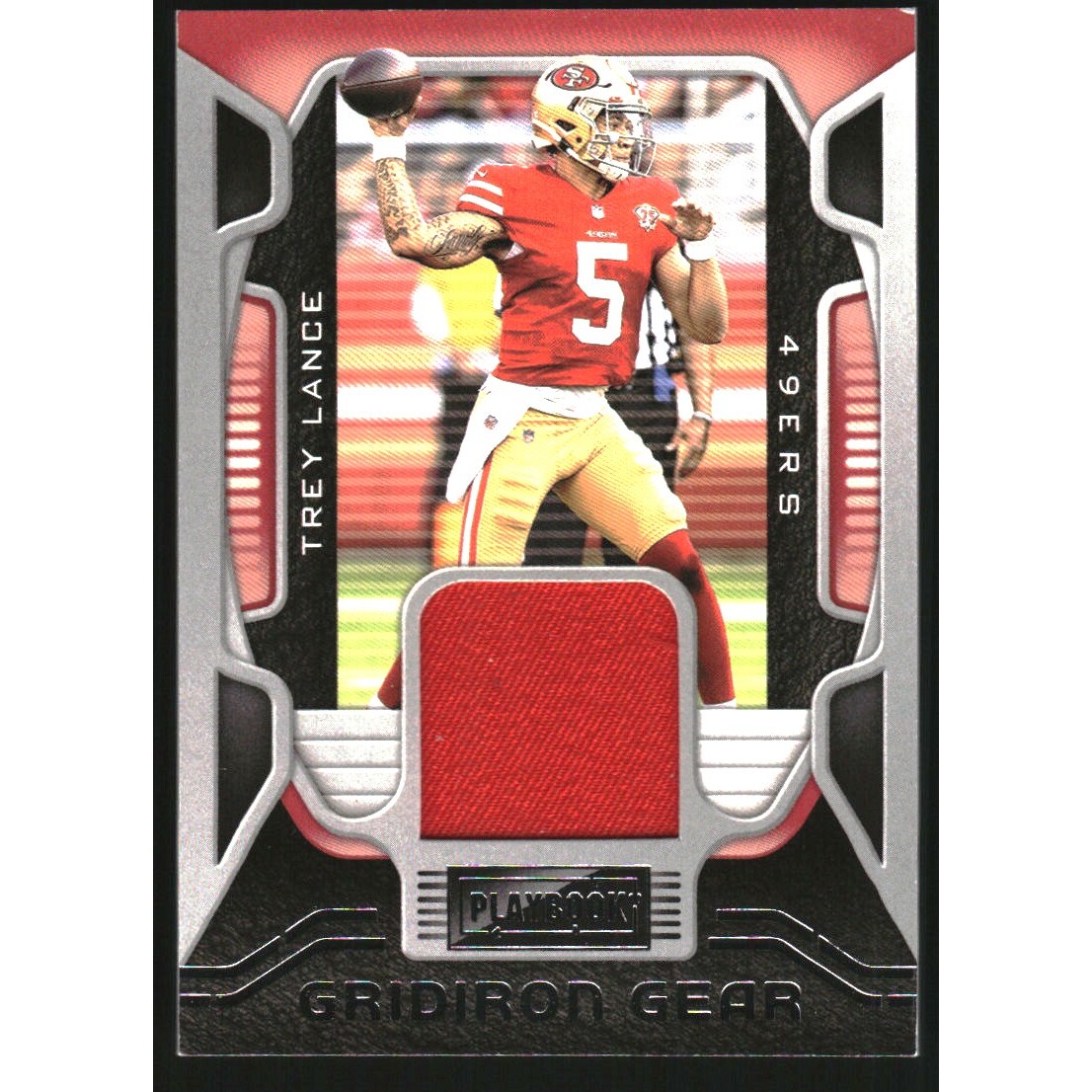 2021 Panini Playbook Gridiron Gear #3 Trey Lance