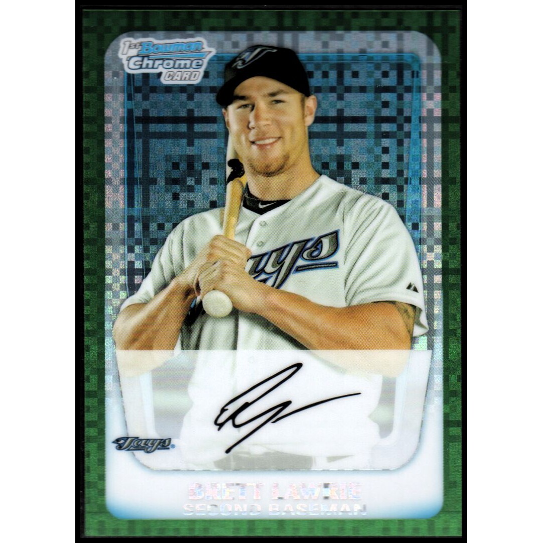 2011 Bowman Chrome Prospects Green X-Fractors #BCP175 Brett Lawrie