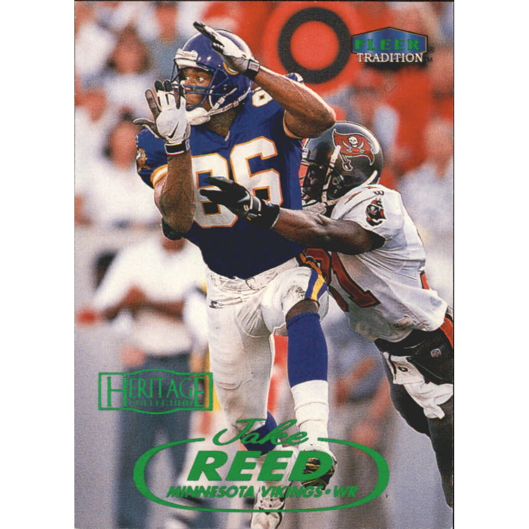 1998 Fleer Tradition Heritage #211 Jake Reed. rookie card picture
