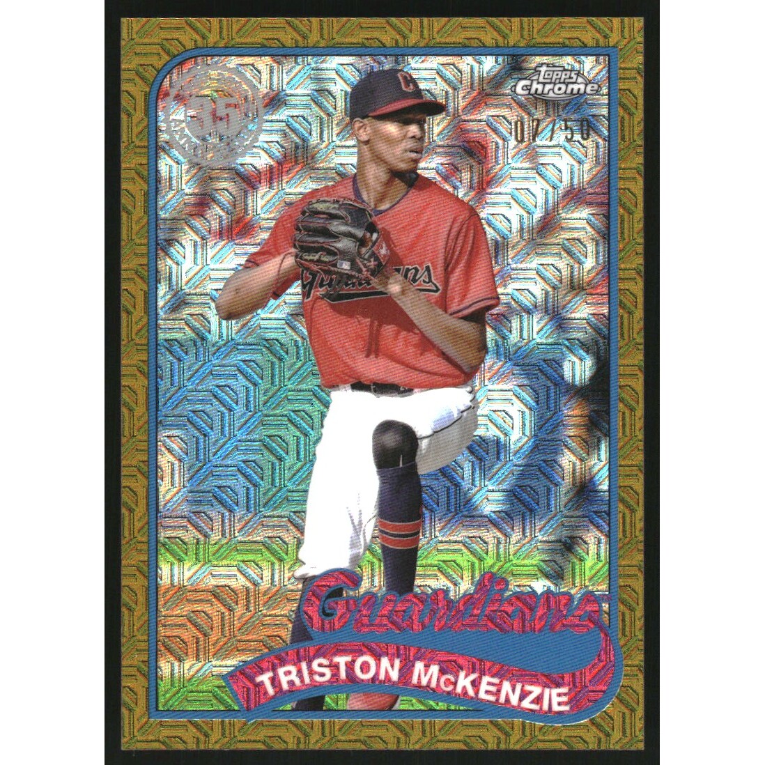 2024 Topps '89 Topps Silver Pack Chrome Series 2 Gold Refractors #2T89C75 Triston McKenzie. rookie card picture