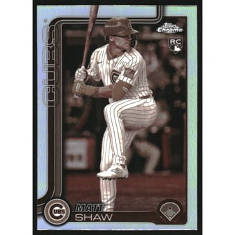 2025 Topps Chrome Sepia Refractors #219 Matt Shaw