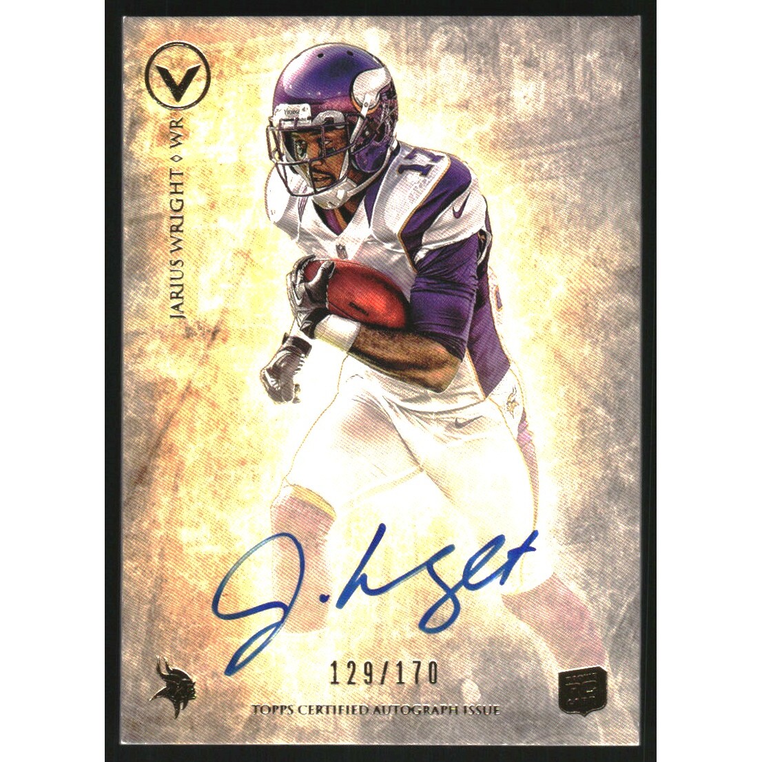 2012 Topps Valor Legionary Autographs #LAJW Jarius Wright/170