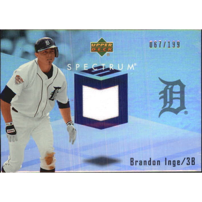2007 Upper Deck Spectrum Swatches #BI Brandon Inge