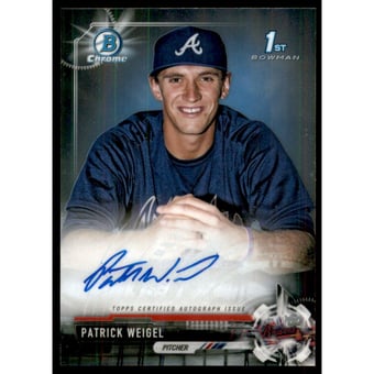 2017 Bowman Chrome Prospect Autographs #CPAPW Patrick Weigel
