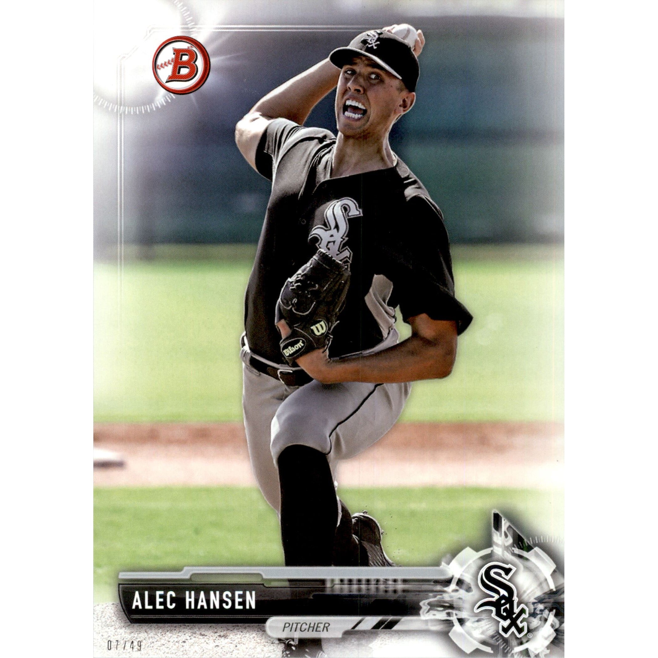 2017 Bowman Draft 5x7 #BD23 Alec Hansen. rookie card picture