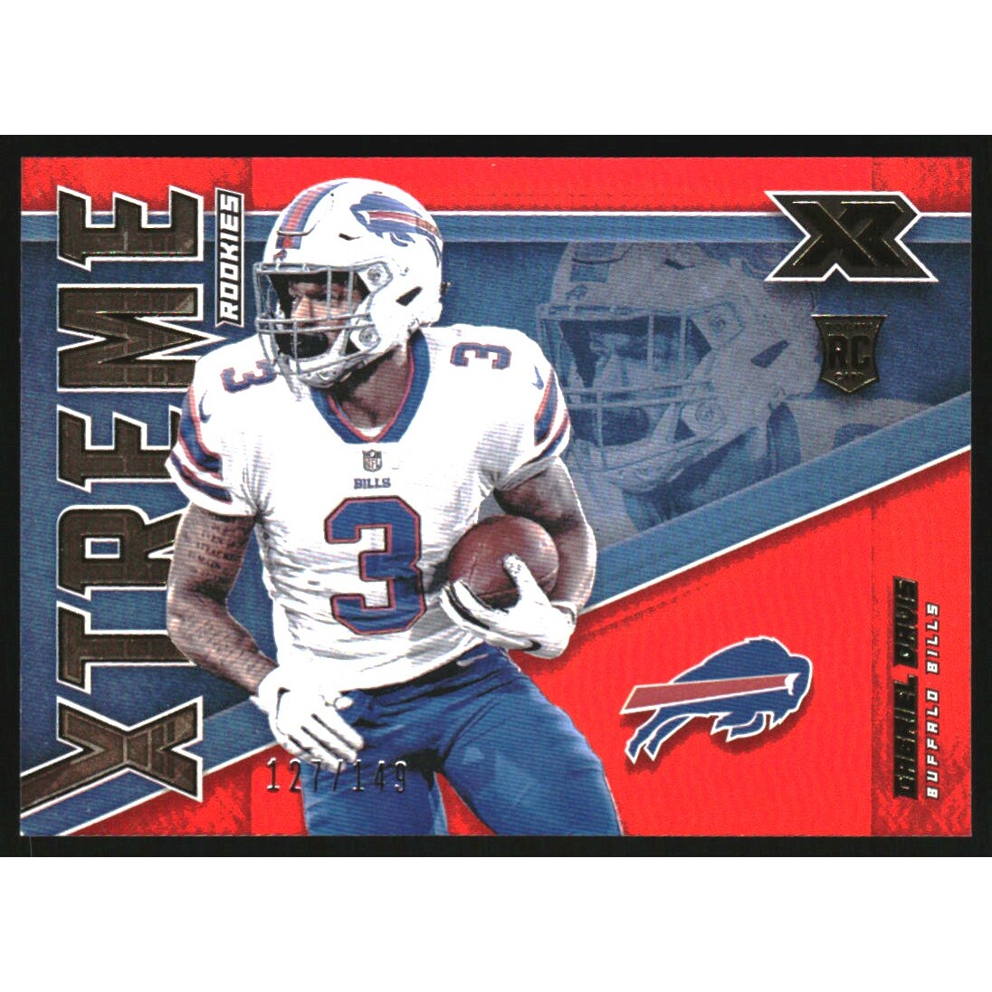 2020 Panini XR Xtreme Rookies #39 Gabriel Davis. rookie card picture