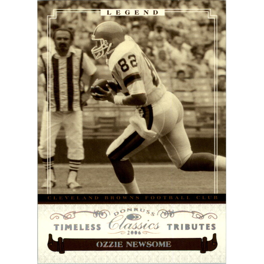2006 Donruss Classics Timeless Tributes Bronze #256 Ozzie Newsome. rookie card picture