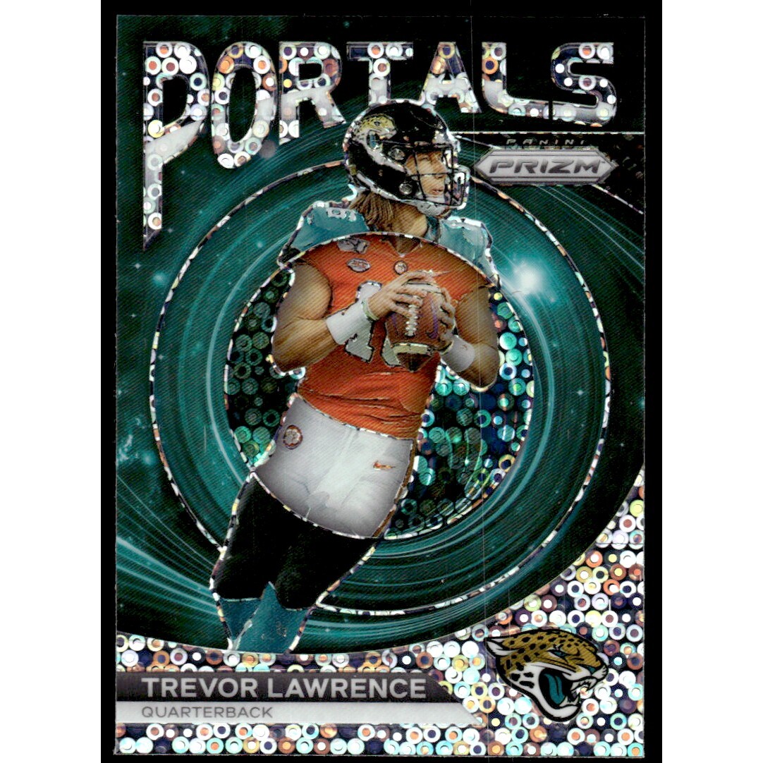 2023 Panini Prizm Portals Prizms No Huddle #4 Trevor Lawrence 2023 Panini Prizm Portals Prizms No Huddle #4 Trevor Lawrence