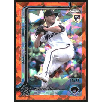 2025 Topps Chrome Sapphire Orange Refractors #26 Connor Gillispie