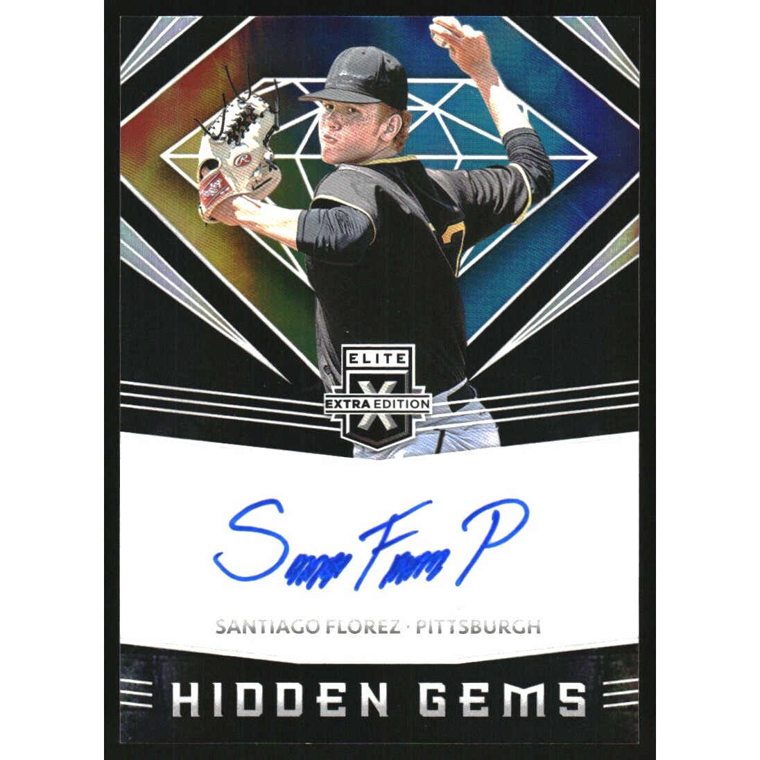 2020 Elite Extra Edition Hidden Gems Autographs #17 Santiago Florez