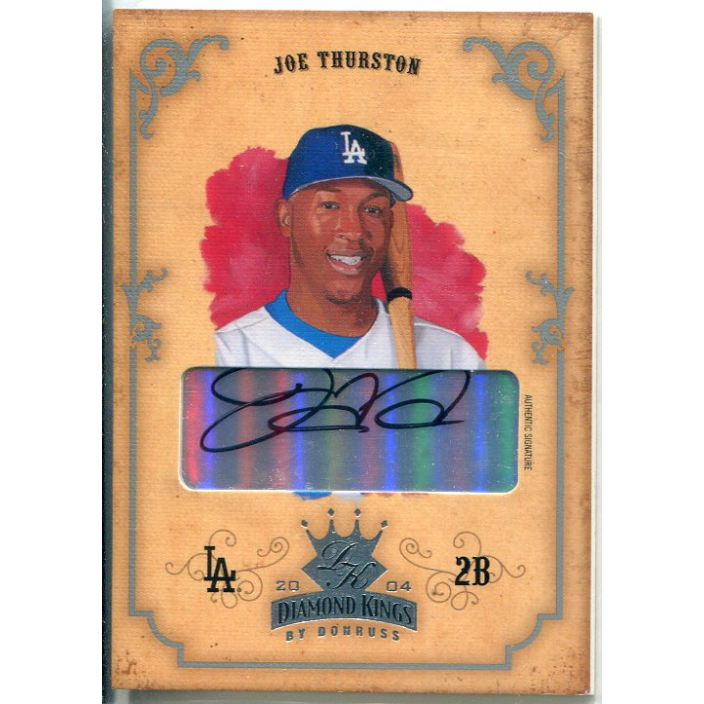 2004 Diamond Kings DK Signatures Silver #57 Joe Thurston/100