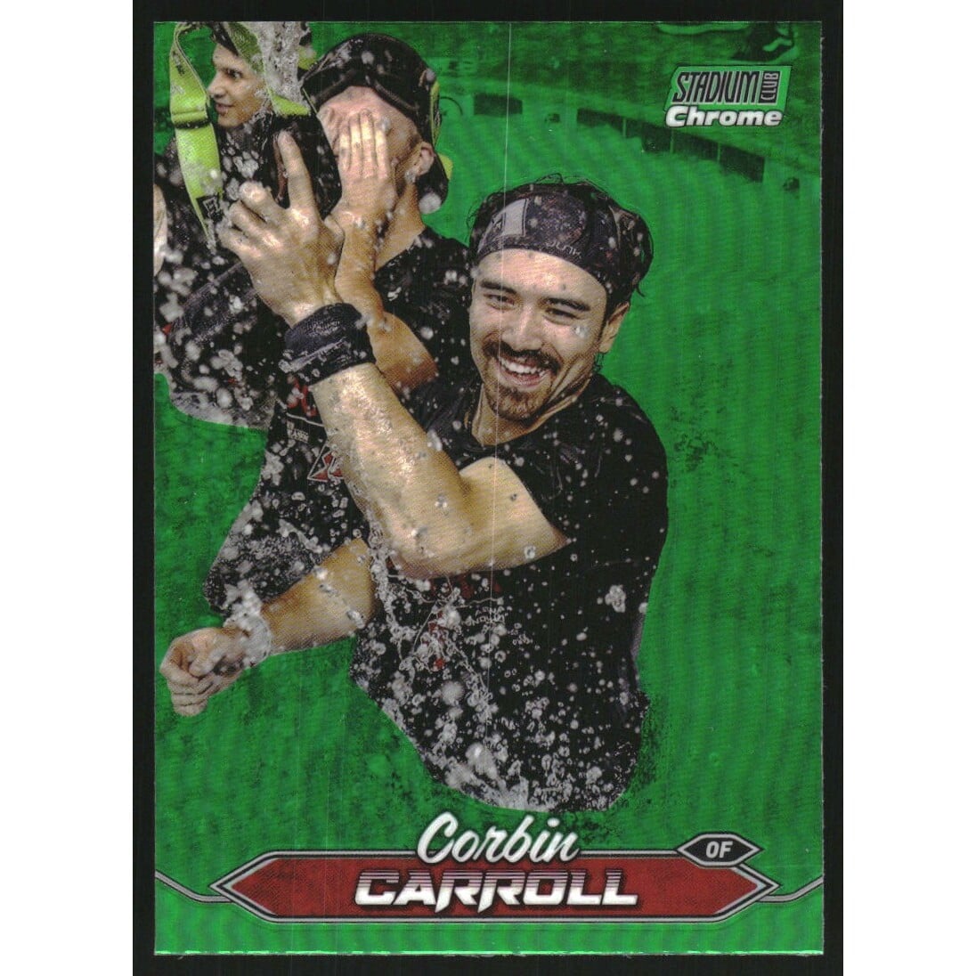 2024 Stadium Club Chrome Green Refractors #94 Corbin Carroll