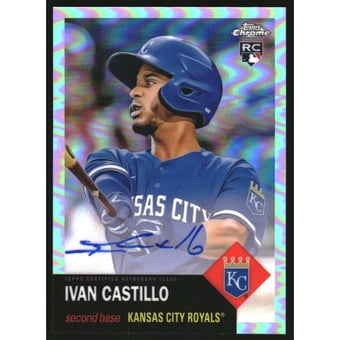 2022 Topps Chrome Platinum Anniversary Autographs Refractors #CPAIC Ivan Castillo