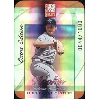 2002 Donruss Elite Turn of the Century #243 Jeriome Robertson/100*
