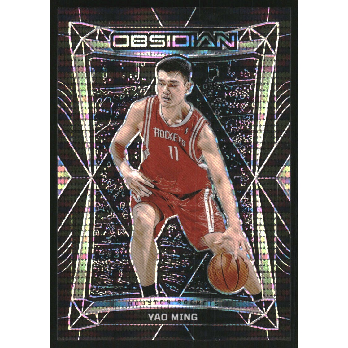 2023-24 Panini Obsidian Electric Etch International #186 Yao Ming