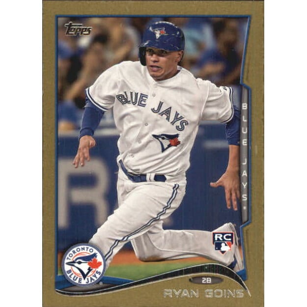 2014 Topps Mini Gold #319 Ryan Goins. rookie card picture