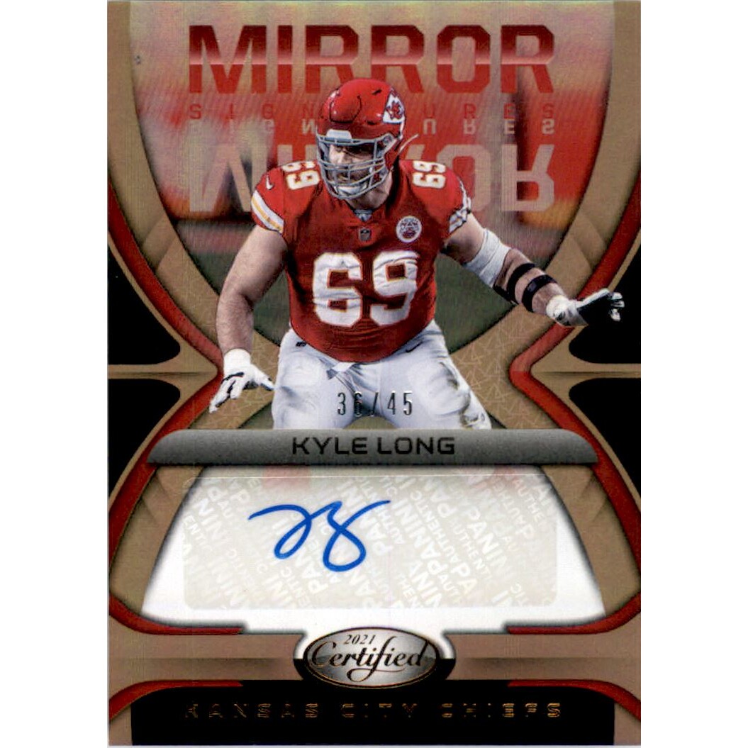 2021 Certified Mirror Signatures Bronze #15 Kyle Long/45 2021 Certified Mirror Signatures Bronze #15 Kyle Long/45