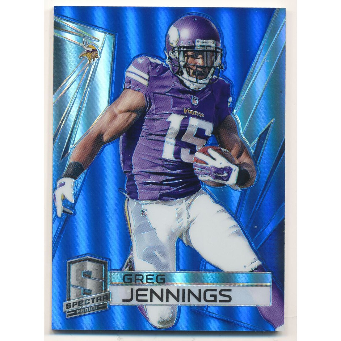2014 Panini Spectra Prizms Blue #59 Greg Jennings