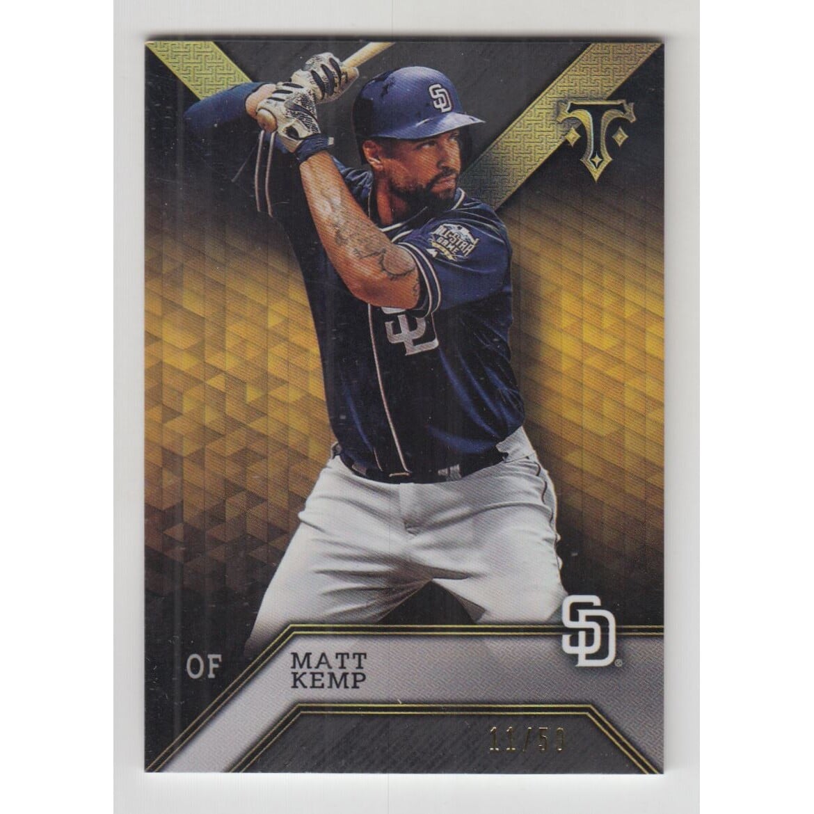 2016 Topps Triple Threads Onyx #84 Matt Kemp. rookie card picture