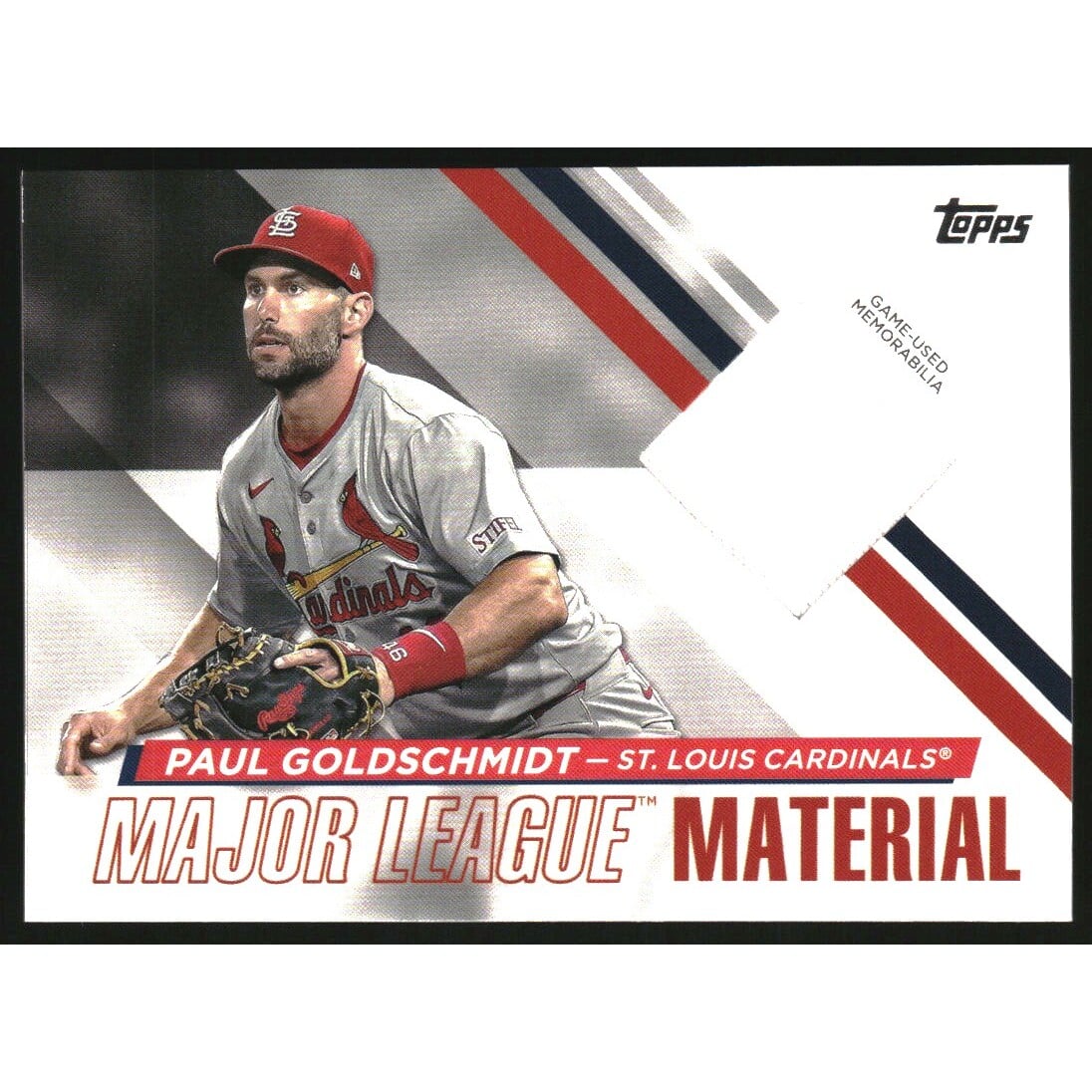 2024 Topps Update Major League Materials #MLMUPG Paul Goldschmidt. rookie card picture