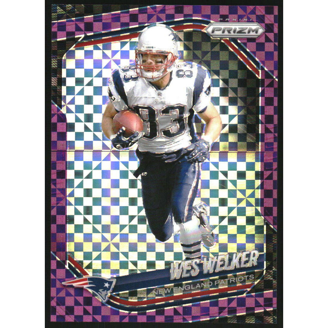 2025 Panini Prizm Prizms Purple Power #181 Wes Welker
