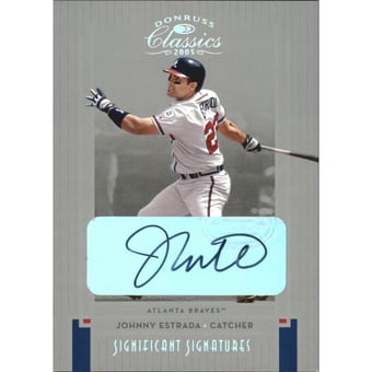2005 Donruss Classics Significant Signatures Silver #166 Johnny Estrada/200