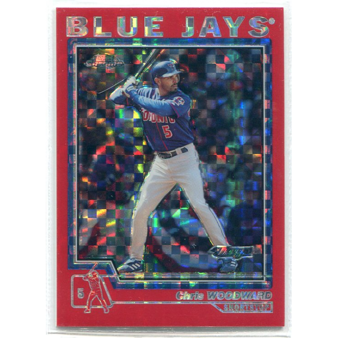 2004 Topps Chrome Red X-Fractors #394 Chris Woodward