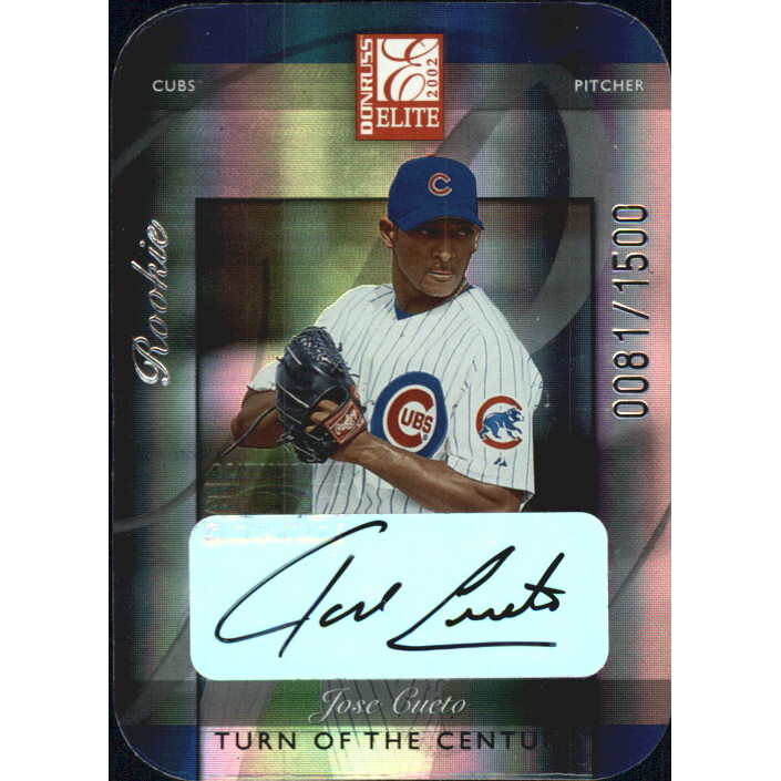 2002 Donruss Elite Turn of the Century Autographs #172 Jose Cueto/100*