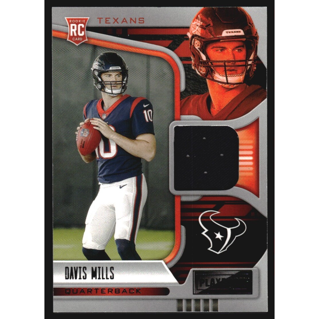 2021 Panini Playbook Rookie Materials #5 Davis Mills