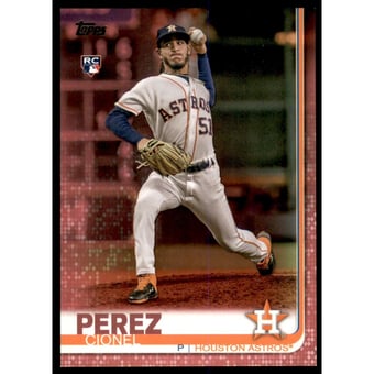 2019 Topps Mother's Day Pink #392 Cionel Perez