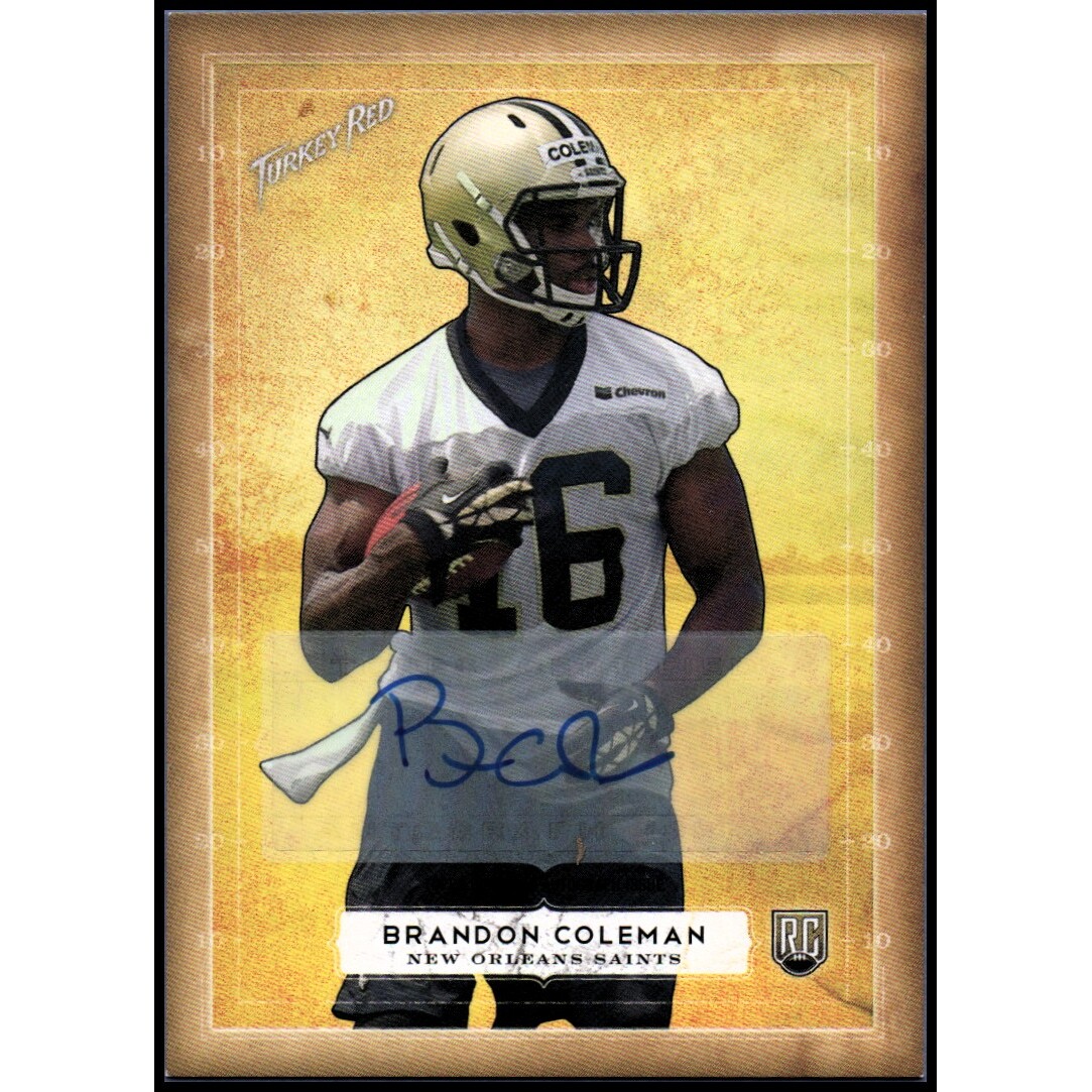 2014 Topps Turkey Red Autographs #97 Brandon Coleman