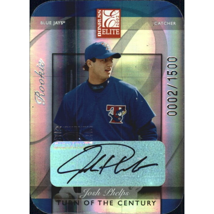 2002 Donruss Elite Turn of the Century Autographs #178 Josh Phelps/100*