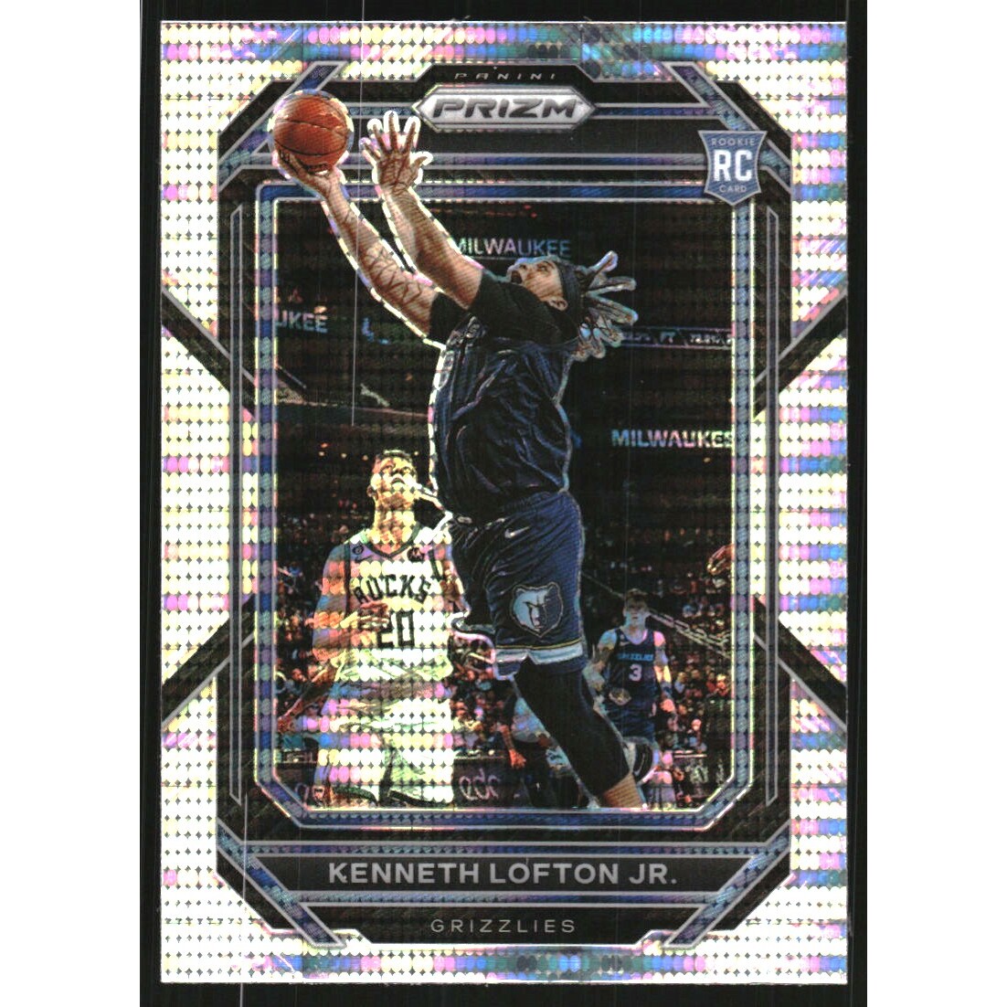2022-23 Panini Prizm Prizms Pulsar #253 Kenneth Lofton Jr.