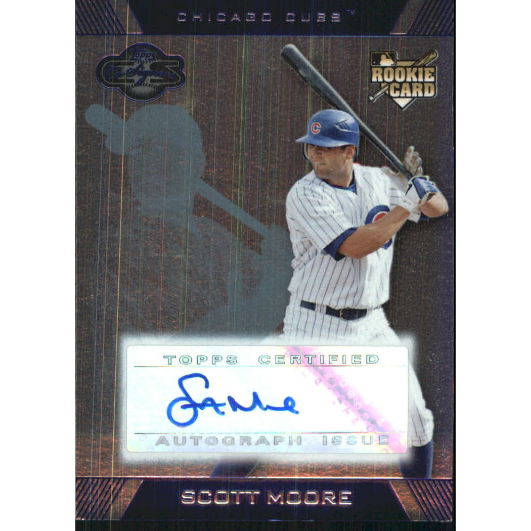 2007 Topps Co-Signers Silver Blue #113 Scott Moore AU