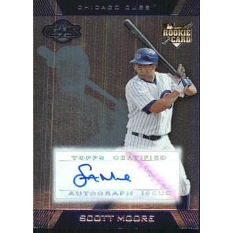 2007 Topps Co-Signers Silver Blue #113 Scott Moore AU