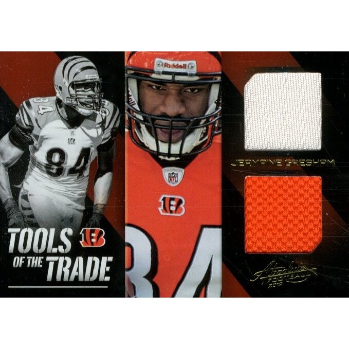 2012 Absolute Tools of the Trade Double Material Black #14 Jermaine Gresham/25 2012 Absolute Tools of the Trade Double Material Black #14 Jermaine Gresham/25