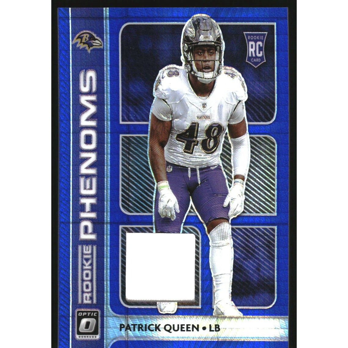 2020 Donruss Optic Rookie Phenoms Jerseys Blue Hyper #32 Patrick Queen