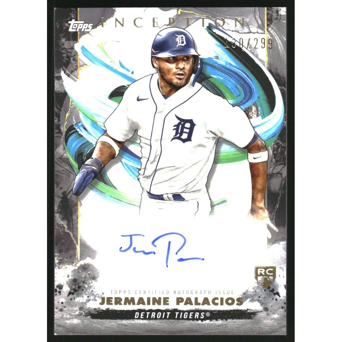2023 Topps Inception Rookie and Emerging Stars Autographs #BRESJP Jermaine Palacios/299