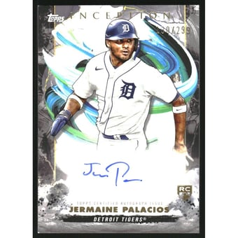 2023 Topps Inception Rookie and Emerging Stars Autographs #BRESJP Jermaine Palacios/299