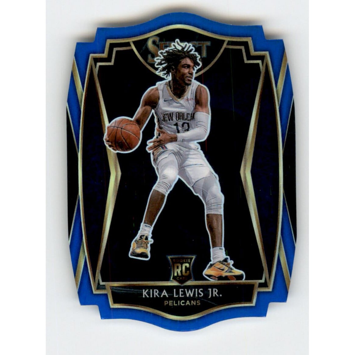 2020-21 Select Prizms Blue Die Cut #178 Kira Lewis Jr.
