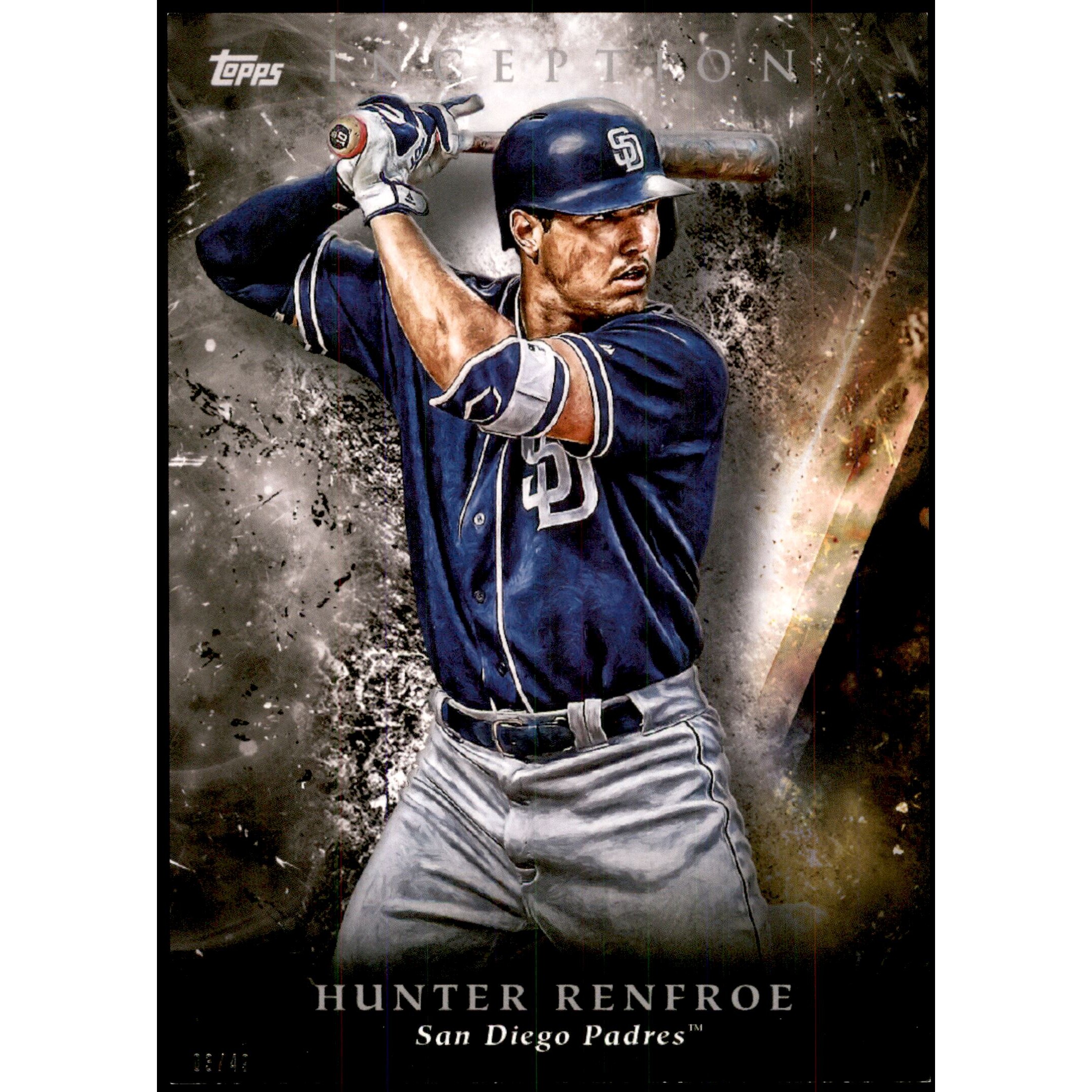 2018 Topps Inception 5x7 #53 Hunter Renfroe. rookie card picture